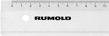 RUMOLD Flachlineal 30cm FL46/30 transparent