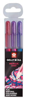 SAKURA Gelly Roll 0.5mm POXPGBMET3A Metallic Sweets 3 Stück