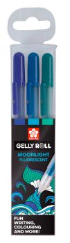 SAKURA Gelly Roll 0.5mm POXPGBMOO3C Moonlight Ocean 3 Stück