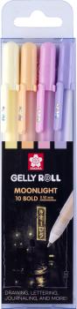 SAKURA Gelly Roll 0.50mm POXPGBMOO4A Moonlight Past. Sunrise 4 Stk.