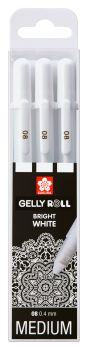 SAKURA Gelly Roll 0.4mm POXPGBWH3 White 3 Stück