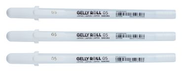 SAKURA Gelly Roll 0.3mm POXPGBWH3A White 3 Stück