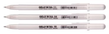 SAKURA Gelly Roll 0.3/0.4/0.5mm POXPGBWH3C White 3 Stück