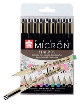 SAKURA Pigma Micron 05 Set POXSDK059 9 Stück