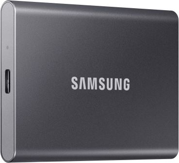 SAMSUNG MEMORY SSD Portable T7 2TB MU-PC2T0T/WW USB 3.1 Gen. 2 Titan Grey