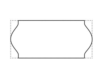 SATO Etiketten 26x12mm 700300003 weiss, perm. 1500 Stck.