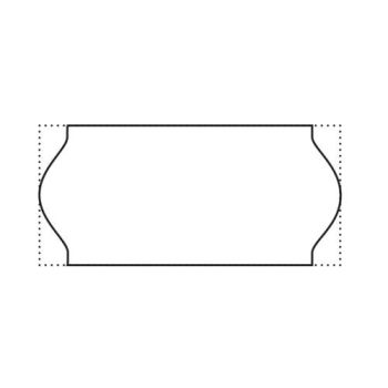 SATO Etiketten 26x12mm 700300032 orange, perm. 1500 Stck.