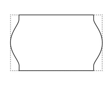 SATO Etiketten 26x16mm 702100003 weiss, perm. 1200 Stck.