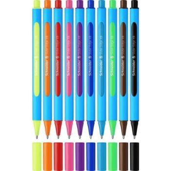 SCHNEIDER Kugelschr. Slider Edge XB 152290 assortiert 10 Stück, Etui