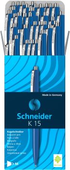 SCHNEIDER Kugelschreiber K15 1mm 15541600 blau, 50 Stück