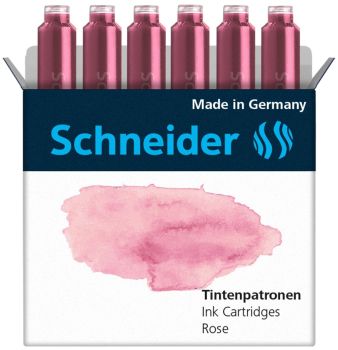 SCHNEIDER Tintenpatronen 166129 rose 6 Stk.