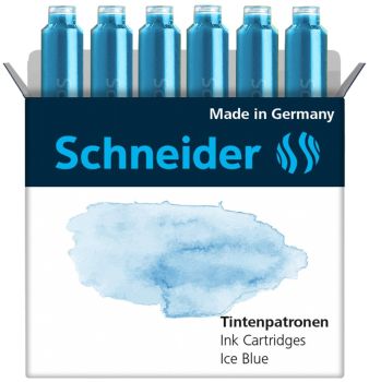 SCHNEIDER Tintenpatronen 166130 ice blue 6 Stk.