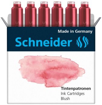 SCHNEIDER Tintenpatronen 166136 blush 6 Stk.