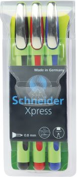 SCHNEIDER Fineliner Xpress 190093 3 Farben