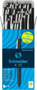 SCHNEIDER Kugelschreiber K15 1mm 574/50STK/SCHWARZ /K15 schwarz, 50 Stück