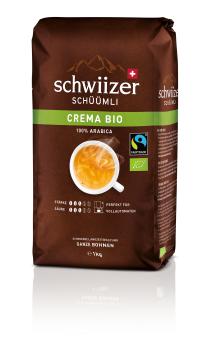 SCHWIIZER Schüümli Bio-Crema 1kg 10188457 Bohnenkaffee