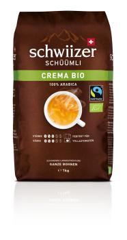 SCHWIIZER Schüümli Bio-Crema 1kg 10188457 Bohnenkaffee