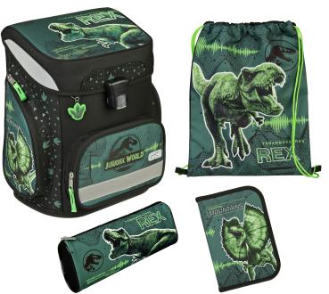 SCOOLI Schulthek-Set EasyFit JUSP8255 Jurassic World 5-teilig