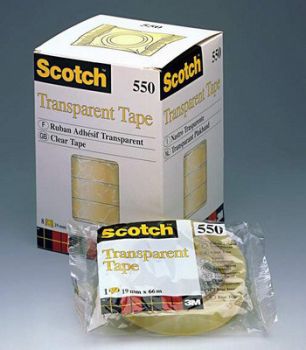 SCOTCH Tape 550 19mmx66m 5501966K transparent, reissfest