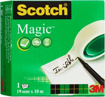 SCOTCH Magic Tape 810 19mmx10m 8101910K unsichtbar, beschriftbar