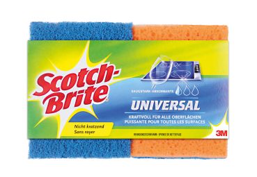 SCOTCH-BRITE Universal Schwamm UNNS2CH blau/orange 2 Stück