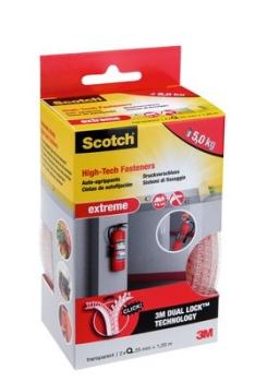 SCOTCH Druckverschluss 25mmx1,2m RF6740 extreme, transp.