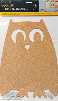 SECURIT Kork/Pin Element OWL inkl. Pin CB-OWL braun 40.7x30x0.5cm