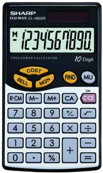 SHARP Taschenrechner kaufmännisch 480SR