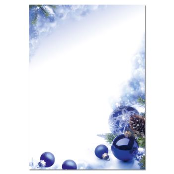 SIGEL Designpapier A4 DP034/W Weihnachtskugeln 90g 100 Blatt