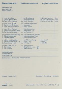 SIMPLEX Übermittlungsblock recycl. A6 13222 dreisprachig D/F/I 70 Blatt