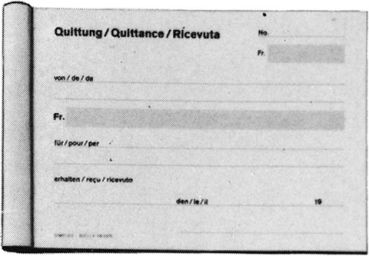 SIMPLEX Quittungen D/F/I A6 16345 D/F/I 50 Blatt