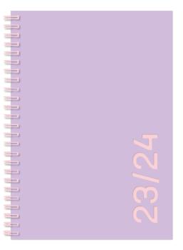 SIMPLEX Colors weekly 17M 23/24 A5 40130S7.24 violet/pink, 1W/1S 14.8x21cm