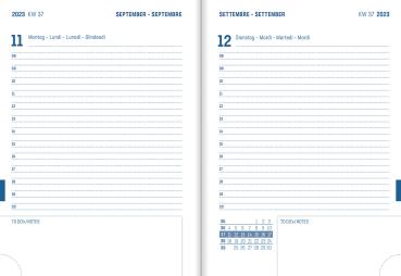 SIMPLEX Emotions daily 12M 23/24 A6 500209.24 Planner, 1T/1S 12x16.5cm