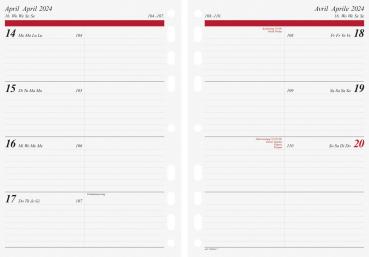 SIMPLEX Wochenkalender Timing 1 2024 65910004.24 148 x 208mm, 1W/2S