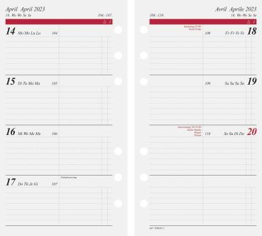 SIMPLEX Wochenkalender Timing 2 2024 66910004.24 93x172mm,1W/2S