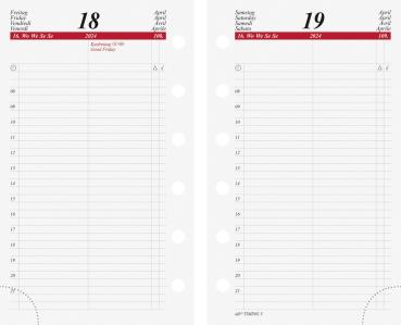 SIMPLEX Tageskalender Timing 3 2024 67900004.24 76x127mm,1T/1S