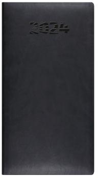 SIMPLEX Taschenagenda Simply 2024 6950J1.24 87x153mm,black,3½T/S