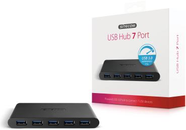 Sitecom usb 3.0 hub 7 port cn-084 incl. power adapter - Sitecom-cn-084-8716502029662-02.jpg