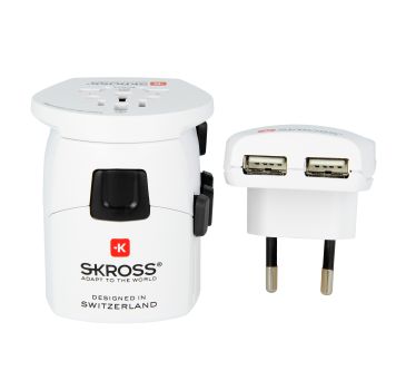 SKROSS Euro USB Charger (2xA) 1.302421