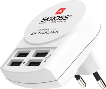 SKROSS Euro USB Charger (4xA) 1.302422