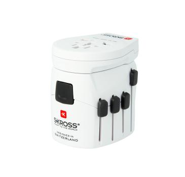 Skross world travel adapter 1.302539 pro-world & usb (7a) - Skross-1302539-7640166323532