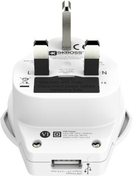 Skross country travel adapter 1.500267 world to uk with usb - Skross-1.500267-7640166323211-04.jpg