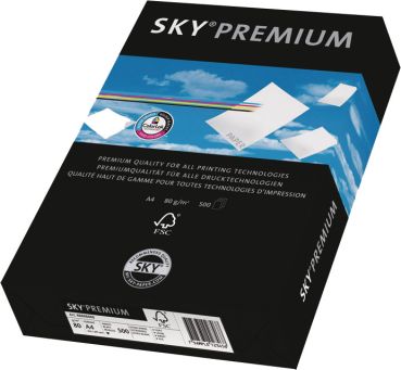 SKY Premium Papier A3 88151279 80g, weiss 500 Blatt