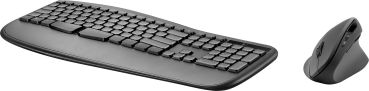 SPEEDLINK PIAVO Ergonomic Deskset SL-640308-BK-CH Wireless, Black, CH-Layout