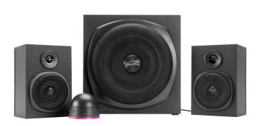 SPEEDLINK GRAVITY LT 2.1 SL-820009-BK Subwoofer System, Black