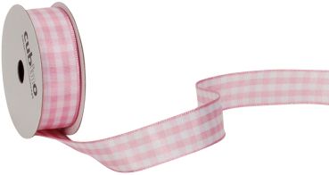 SPYK Band Cubino Vichy 1746.1554 15mmx3m Rosa