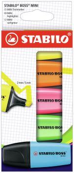 STABILO BOSS MINIpop 07/5-2-01 5 Farben ass.