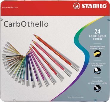 STABILO CarbOthello Pastellkreidestift 1424-6 24 Farben