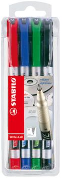 STABILO Write-4-all permanent M 146/4 4-er Etui