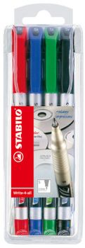 STABILO Write-4-all permanent SF 166/4 4-er Etui